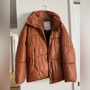 NVLT Tan Puffer Jacket